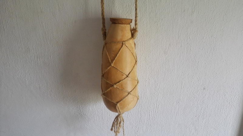 nádoba na vodu z tykve