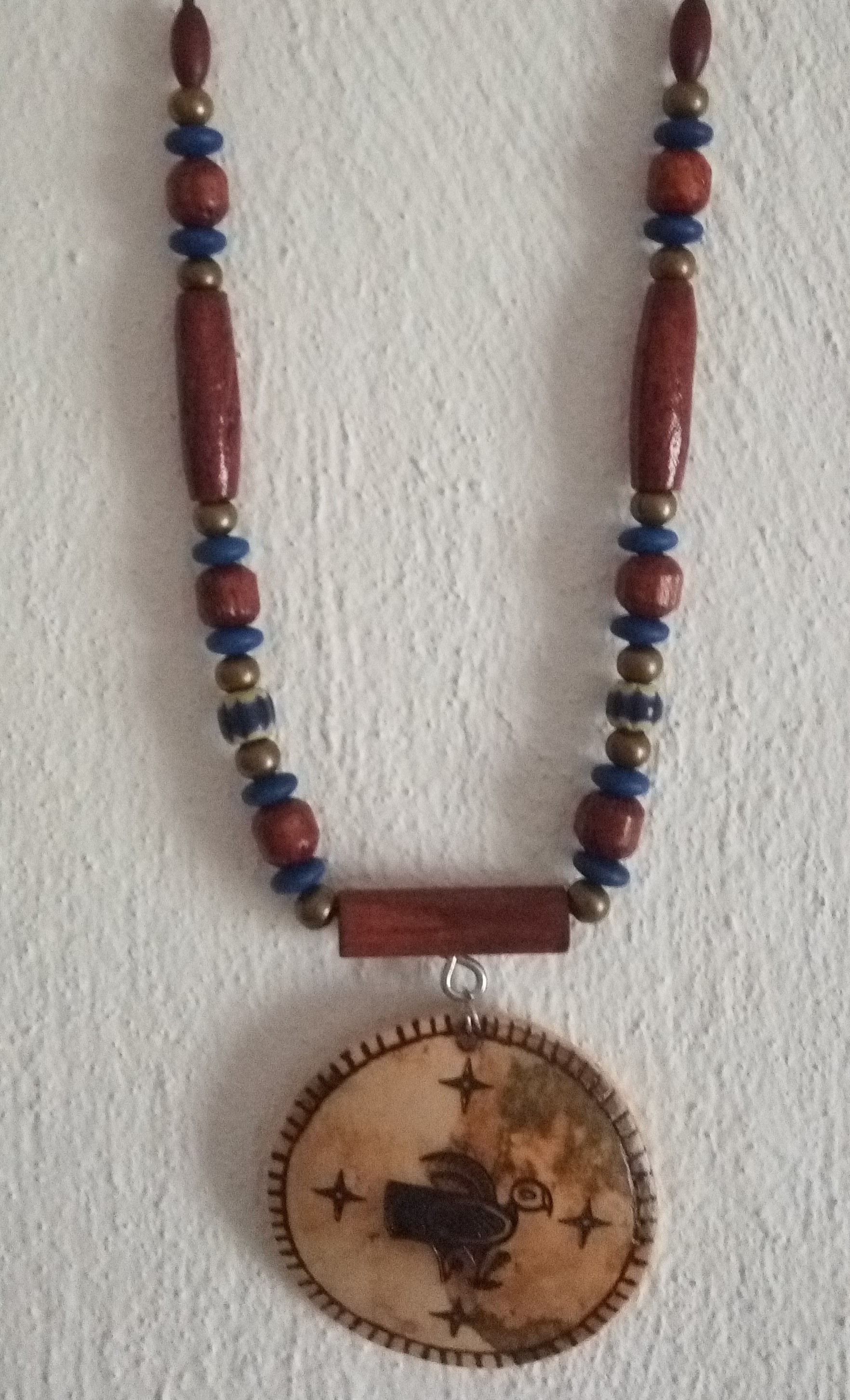 Náhrdelník amulet "Noční pták"