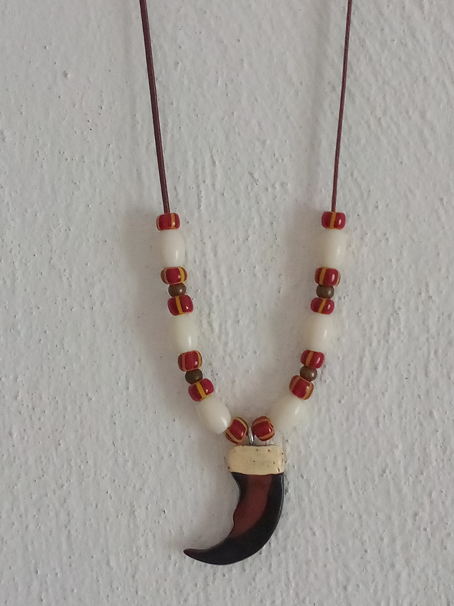 amulet na krk medvědí dráp,kostice,