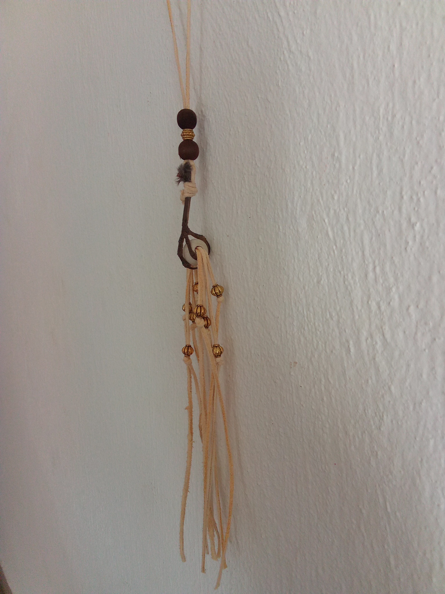 amulet na krk ptačí noha