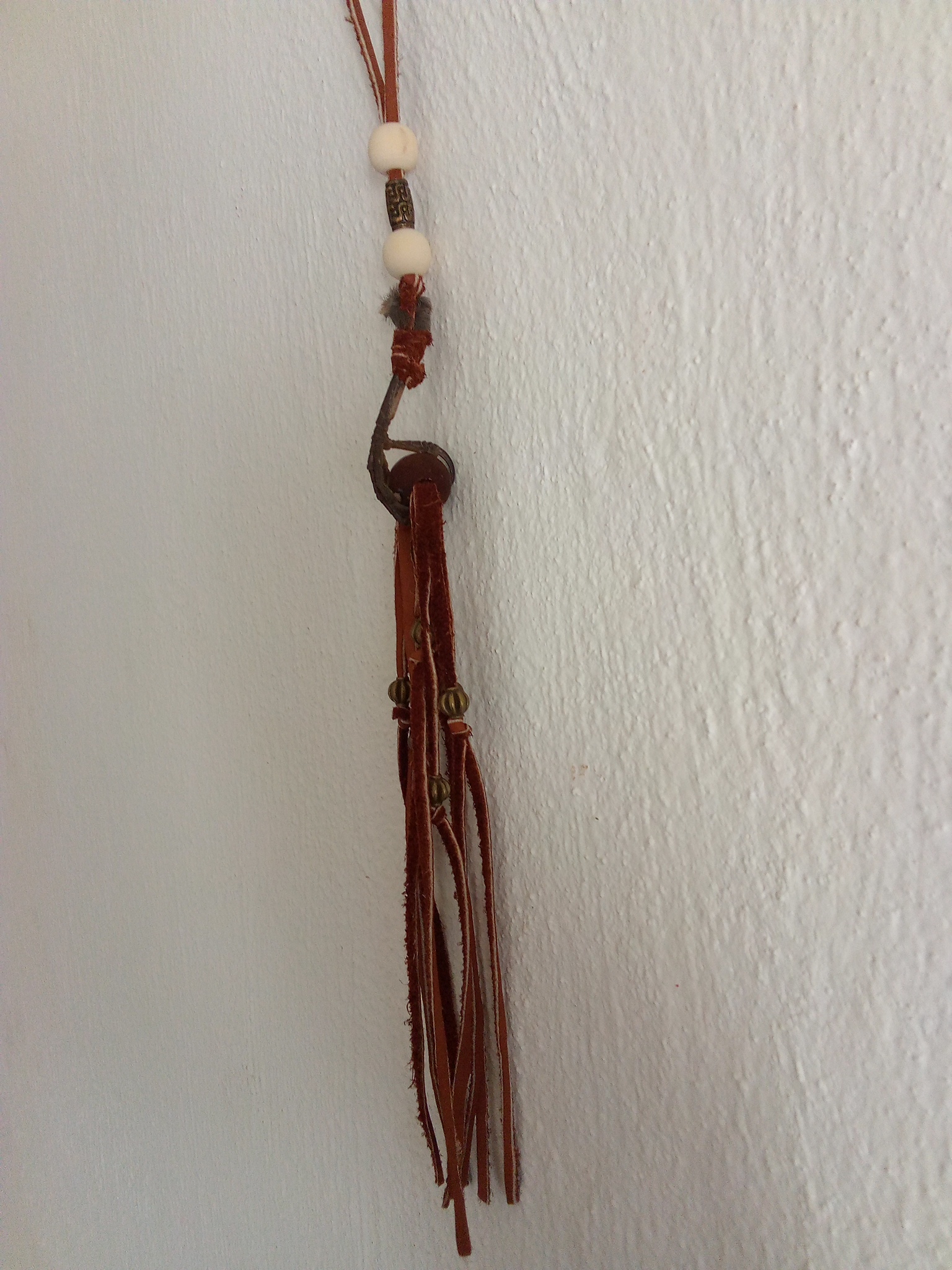 amulet na krk ptačí noha
